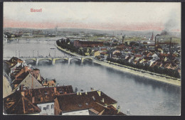 Basler - Rheinbrücke - Choloriert - Panorama - 1908 - Autres & Non Classés