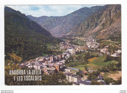 Valls D'Andorra ANDORRE N°107 Andorra La Vella Les Escaldes Piscine Tennis En 1981 VOIR TIMBRE Oiseau - Andorra