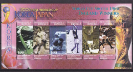 Dominica - 2002 - World Cup - Yv 2948/53 - 2002 – Corea Del Sur / Japón