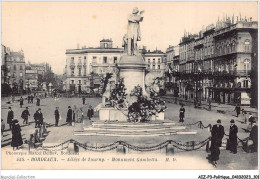 AIZP3-0257 - POLITIQUE - BORDEAUX - ALLEES DE TOURNY - MONUMENT DE GAMBETTA  - Zonder Classificatie