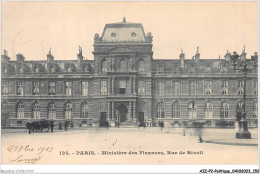 AIZP2-0181 - POLITIQUE - PARIS - MINISTERE DES FINANCES - RUE DE RIVOLI - Non Classés