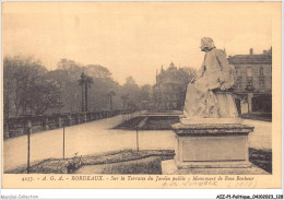 AIZP1-0065 - POLITIQUE - BORDEAUX - SUR LA TERRASSE DU JARDIN PUBLIC - MONUMENT DE ROSA BONHEUR - Zonder Classificatie