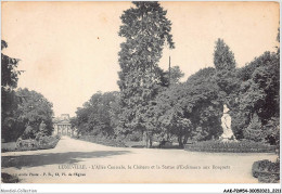 AAKP2-54-0134 - LUNEVILLE -  L'allée Centrale - Le Château Et La Statue D'erckamann Aux Bosquets - Luneville