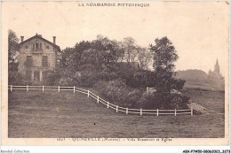 ABXP7-50-0627 - QUINEVILLE - La Villa Beaumont Et L'Eglise - Valognes