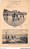 ADSP10-50-0974 - SAINT-PAIR-SUR-MER - La Plage - Le Bain Par Une Mer Mouvenementée - Saint Pair Sur Mer