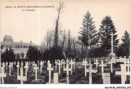 ADSP9-50-0814 - Abbaye De SAINT-SAUVEUR-LE-VICOMTE - Le Cimetiere - Saint Sauveur Le Vicomte