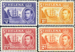 729824 HINGED SANTA ELENA 1938 JORGE VI - Saint Helena Island