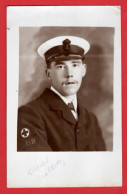 NAVY NAVAL SAILOR HAROLD RANDLESS BRITISH RED CROSS SEAMAN RP - Guerra