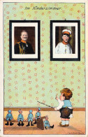 Im Kinderzimmer Künstlerkarte Carl Diehl,Berlin Gel.1915 Feldpost - Humoristiques