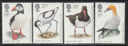 GRANDE BRETAGNE - N°1363/6 ** (1989) Protection Des Oiseaux - Unused Stamps