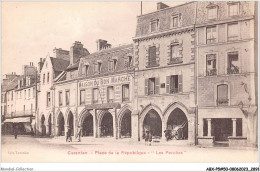 ABXP5-50-0435 - CARENTAN - Place De La Republique - Les Porches - Carentan