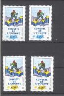 TIMBRE DE SERVICE - Conseil De L' Europe - 2 Série De 2 Timbres - Yvert 126-127 - Neuf Sans Trace De Charnière - Ongebruikt