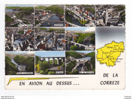 19 En Avion Au Dessus De La Corrèze Multivues Meymac Tulle Bort Roche Le Peyroux Brive Postée De ROSIERS D'EGLETONS - Brive La Gaillarde