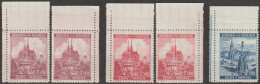 042/ Pof. 32-33,35; Corner Stamps - Ungebraucht