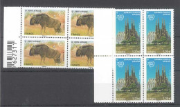 TIMBRE DE SERVICE - Unesco - 2 Blocs De 4 Timbres - Yvert 164-1165 - Neuf Sans Trace De Charnière - Mint/Hinged