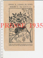 Humour 1935 Dessin De SIM Oiseau Nid Chat Prédation Animal + Boire Comme Un Trou - Unclassified