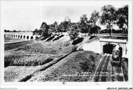 AEXP1-47-0024 - AGEN - La Ligne Bordeaux-sète Et Pont Canal  - Agen