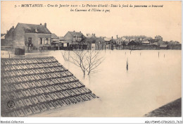 ABUP5-45-0452  - MONTARGIS - Crue De Janvier 1910-Le Puiseau Deborde - Montargis
