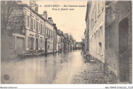 ABUP5-45-0453  -  MONTARGIS - Rue Gambetta Inondee -Crue De Janvier 1910 - Montargis