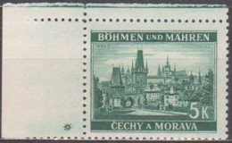 046/ Pof. 38; Corner Stamp With Plate Mark + - Ungebraucht