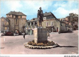 AEXP11-48-1073 - MARVEJOLS - La Statue Du Roi Henry IV - Sculpteur Auricoste - Et La Porte Du Soubeyran  - Marvejols