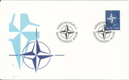 Denmark FDC 16-3-1989 NATO With Cachet - FDC