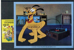 Dominica - 1981 - Disney: Pluto's 50th Anniversary - Yv 671 + Bf 67 - Disney