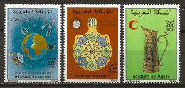 MAROC: **, N° YT 1117, 1118  Et 1119, TB - Maroc (1956-...)