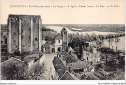 ABUP10-45-0983 - BEAUGENCY - Vue Panoramique - Le Donjon - L'Eglise Notre-Dame - Le Pont Sur La Loire - Beaugency