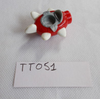 Kinder - Astronef Rouge Et Blanc - TT051 - Sans BPZ - Steckfiguren