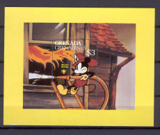 Disney Grenada Gr 1979 International Year Of The Child - Mickey - Fireman MS MNH - Disney