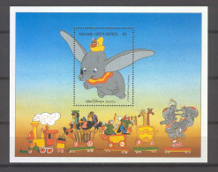 Disney Grenada Gr 1988 Dumbo MS MNH - Disney