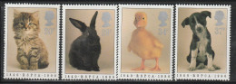 GRANDE BRETAGNE - N°1439/42 ** (1990) Protection Des Animaux - Unused Stamps