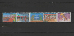 Greece 1988 Olympic Games Seoul Strip Of 5 MNH - Ete 1988: Séoul