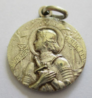 Pendentif Médaillon Argent Médaille Jeanne D'Arc La Pucelle Arc . Lorraine . Donremy - Anhänger