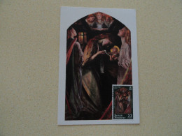 CARTE MAXIMUM CARD THE NATIVITY BY ARTHUR HUGHES BRITISH HONDURAS - Religión
