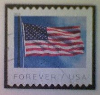 United States, Scott #5343, Used(o) Coil, 2019, Flag Definitive, (55¢) - Oblitérés