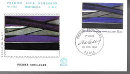 FRANCE 1986 - YT 2448 - Pierre SOULAGES - 20.12.1986 - 1980-1989