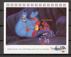 Disney Guyana 1993 Aladdin MS #2 MNH - Disney