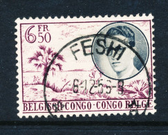 BELGIAN CONGO USED FESHI 06.12.55 - Oblitérés