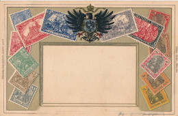 TIMBRE   RELIEF  GAUFRE   DEUTSCHES REICH             ZIE AFBEELDINGEN - Timbres (représentations)