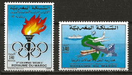 MAROC: **, N° YT 1126 Et 1127 TB - Maroc (1956-...)