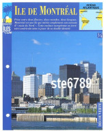 ILE DE MONTREAL  1/4 Série Iles Océan Atlantique Géographie  Découverte Fiche Dépliante - Géographie