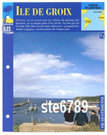 ILE DE GROIX 56 Morbihan  3/4 Série Iles Océan Atlantique Géographie  Vie Quotidienne Fiche Dépliante - Géographie