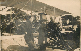 Carte Photo Hydravion Curtiss 1910,1914 Et Aviateurs - 1914-1918: 1st War