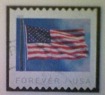 United States, Scott #5343, Used(o) Coil, 2019, Flag Definitive, (55¢) - Usados