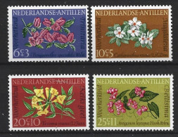 Ned. Antillen 1964 Flowers Y.T. 332/335 ** - Curacao, Netherlands Antilles, Aruba