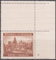 064/ Pof. 40; Corner Stamp With Coupon, Plate Mark * - Neufs