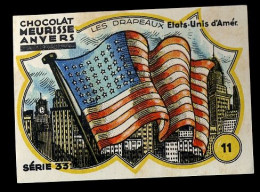 Meurisse - Ca 1930 - 33 - Les Drapeaux, Flags - 11 - Etats-Unis D'Amerique, USA - Otros & Sin Clasificación