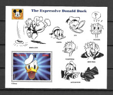 Disney Guyana 1993 The Expressive Donald Duck MS MNH - Disney